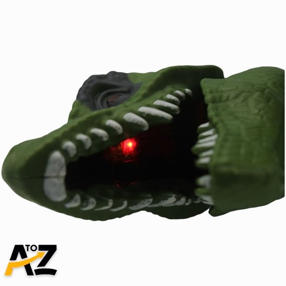 Roaring T-Rex Red Light Up Eyes Jurassic Park Tyrannosaurus Rex Dinosaur Toy - Picture 7 of 9